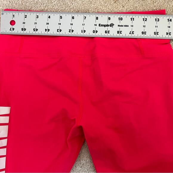 Lorna Jane Never Give Up Hot Pink Cropped Leggings Women’s Size L - Picture 8 of 10